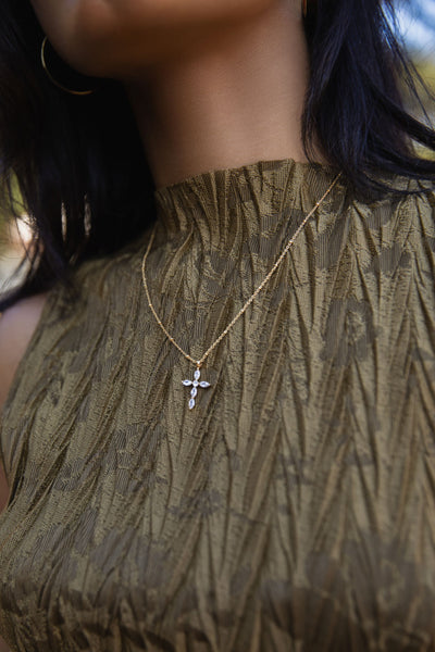 Shining Cross Necklace