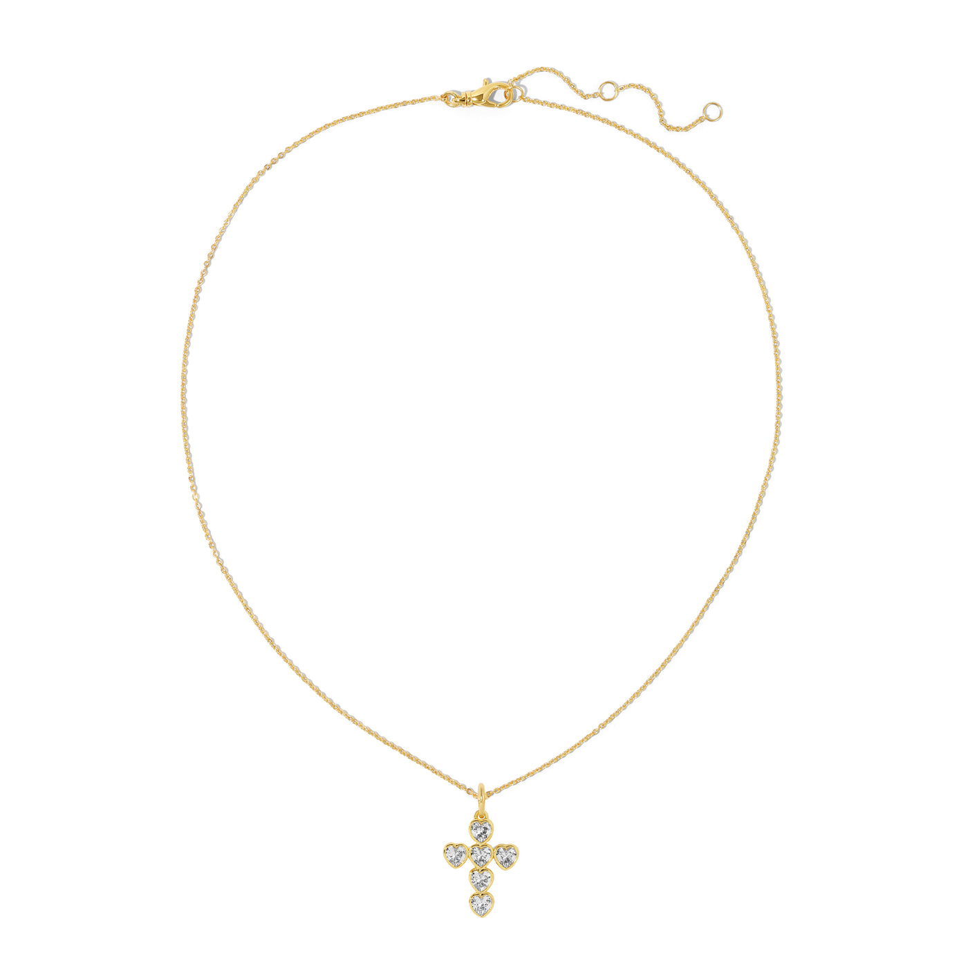 Loving Heart Cross Necklace