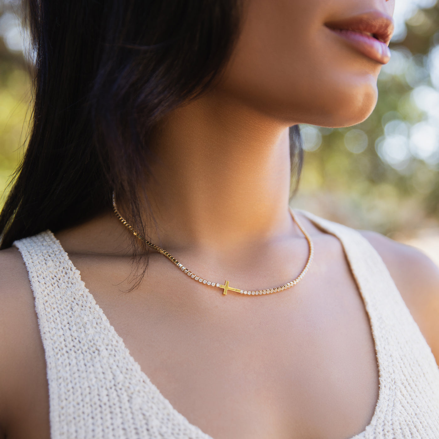 Be The Light Cross Necklace