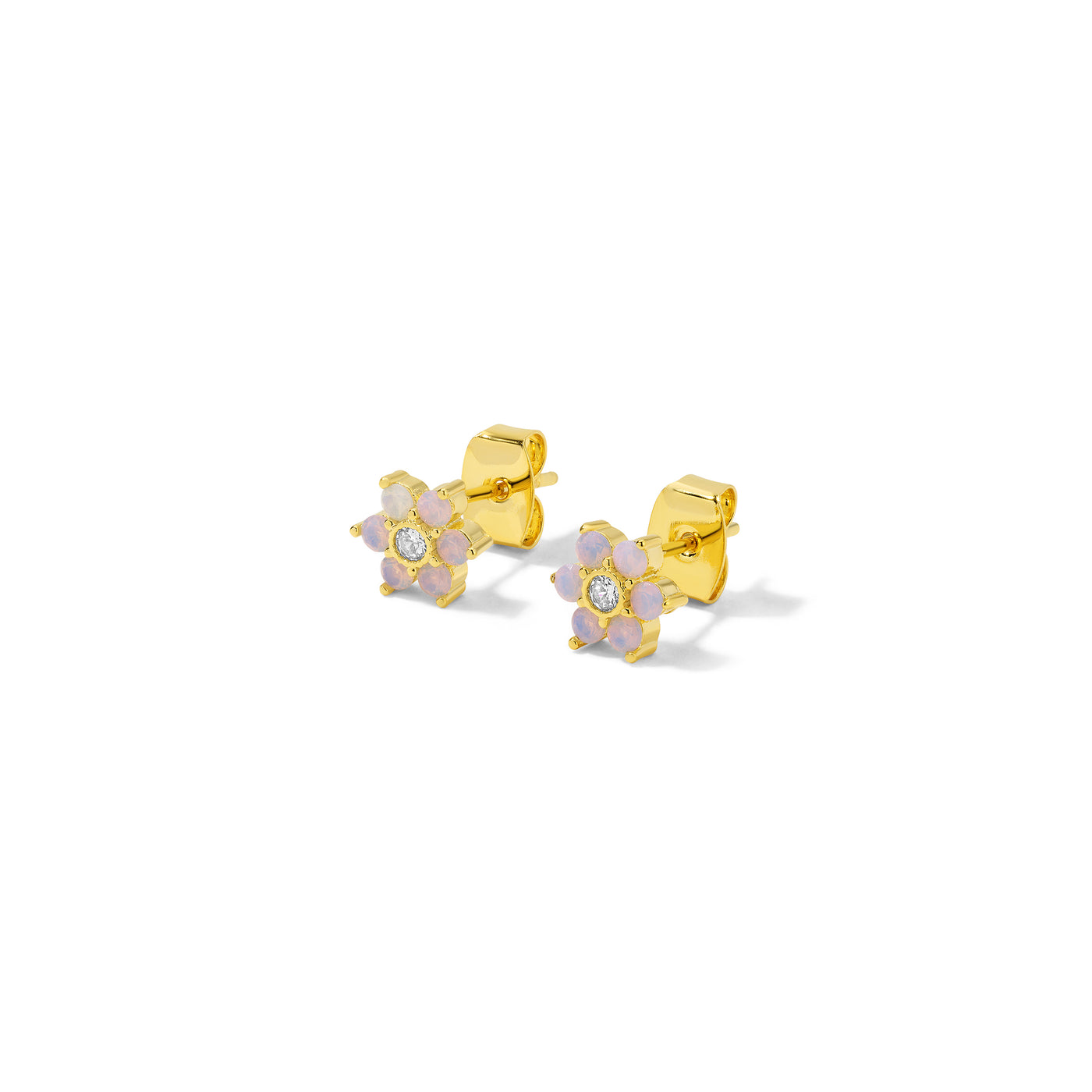 Pink Opal Bloom Studs